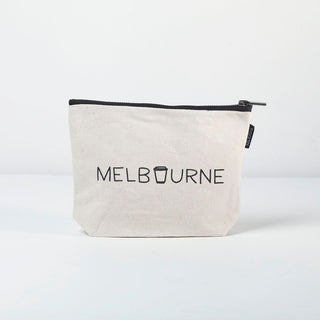 Melbourne Latte Clutch - Natural