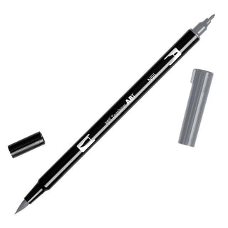 Dual Brush Pen – Grey/Black