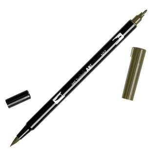 Dual Brush Pen – Grey/Black