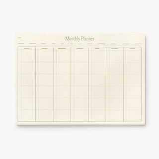Monthly Planner Notepad