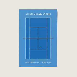 Postcard - Australian Open Court