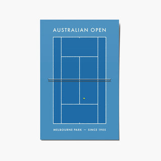 Postcard - Australian Open Court