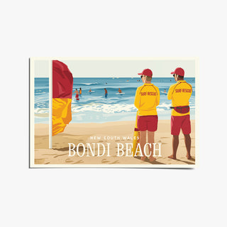 Postcard - Bondi Lifeguards