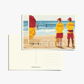 Postcard - Bondi Lifeguards