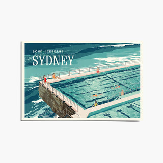 Postcard - Bondi Icebergs