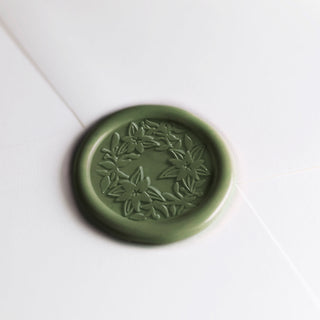 Wax Stamp - Poinsettia