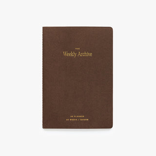 Weekly Archive Stitched Notebook
