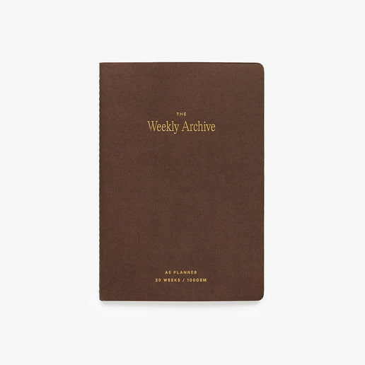Weekly Archive Stitched Notebook