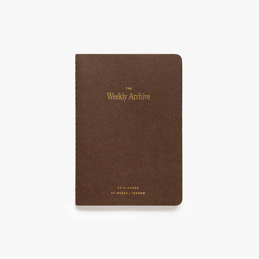 Weekly Archive Stitched Notebook