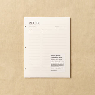 Recipes - Prompted Card