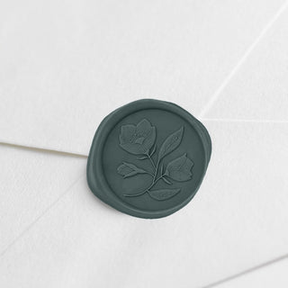 Wax Stamp with Handle - Wild Rose