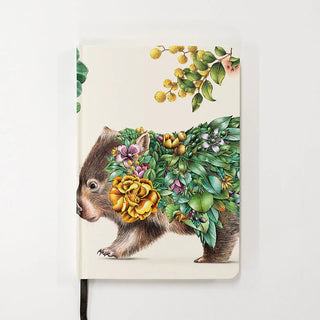 Hardcover Lined Journal - Wombat - A5