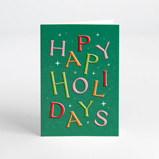 Christmas Card - Typographic Collection