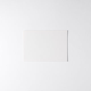 Italian Cut Card - White