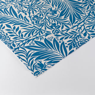 Handmade Paper - Blue Garden on Natural