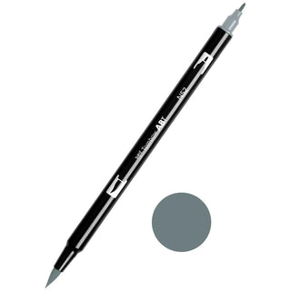 Dual Brush Pen – Grey/Black