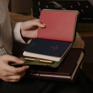 A6 Refillable Leather Journal
