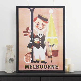 Decorative Poster - Max Forbes Melbourne Man