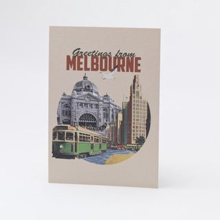 Postcard - Greetings From Melbourne