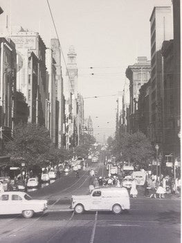 Print - Cars on Collins Street Portrait Strizic