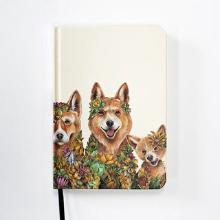 Hardcover Journal - Dingo Family - Lined - A5