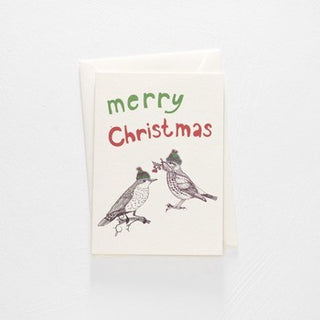 Christmas Card - Two Birds