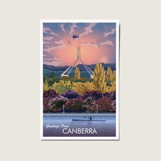 Postcard - Greetings from Canberra