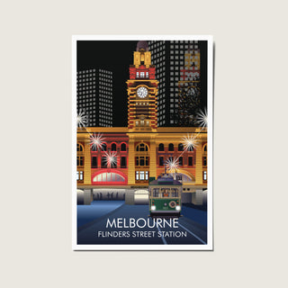 Postcard - Flinders Street Station