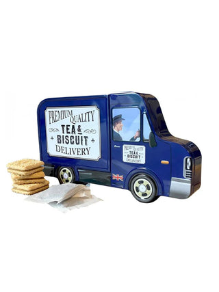 Delivery Van Shortbread & Tea Tin